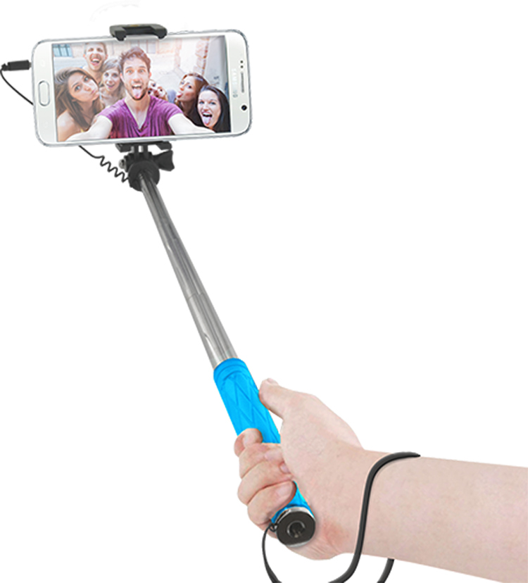 Mini Selfie Stick (blue) - Packshot