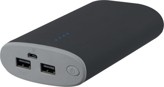 Power bank 7500 mAh (Black) - Packshot