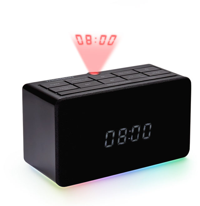 Alarm clock radio with projector CL300P THOMSON - Packshot