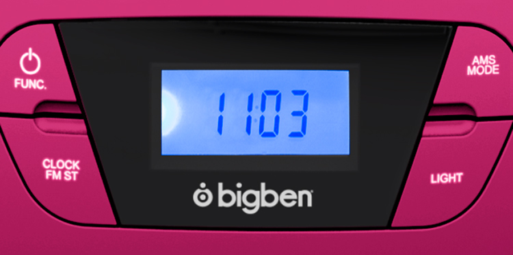 BIGBEN CD61BLUSB Lecteur Radio Cd Portable Usb Bleu + Speakers Lumineux