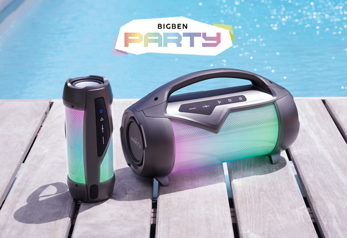 Bigben Party, new designs for splashproof products, Bigben EN, Bigben, Audio, Lumin'US, Bigben Party, Aromasound, Gaming-Zubehör