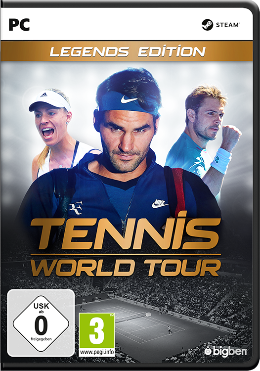 Tennis World Tour Legends Edition - Packshot