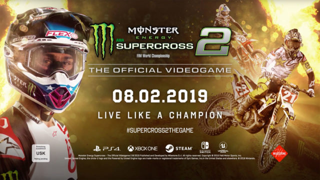 Milestone und Feld Entertainment, Inc. kündigen Monster Energy Supercross - The Official Videogame 2 an