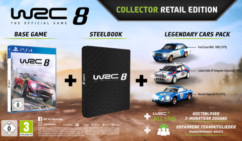 WRC 8: Collector Edition, Vorbestellerboni und Erscheinungsdatum enthüllt