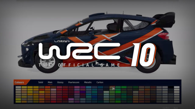WRC 10: Vorstellung des neuen Lackierungs-Editors
