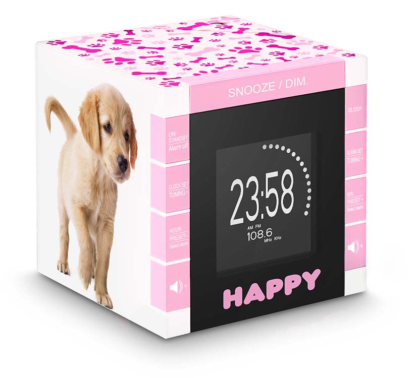 Radio Alarm Clock "Happy Cube" - Immagine