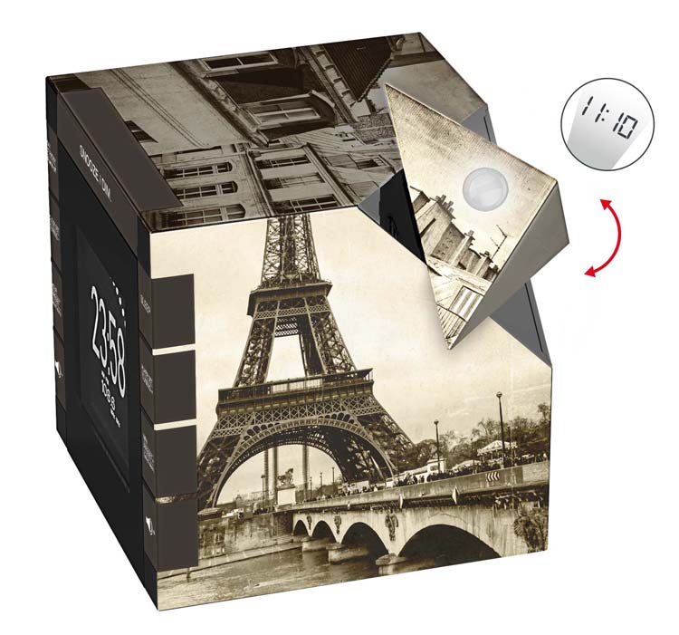 Radio Alarm Clock Projector "Paris" - Immagine #5
