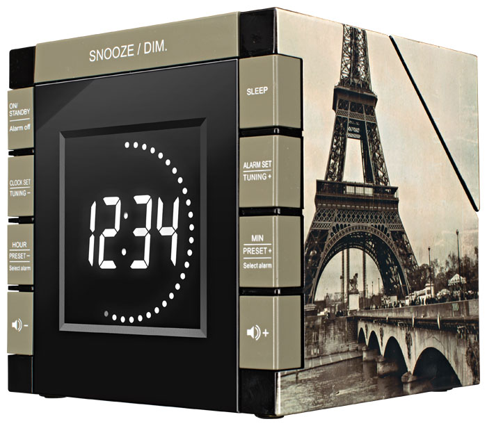 Radio Alarm Clock Projector "Paris" - Immagine #6