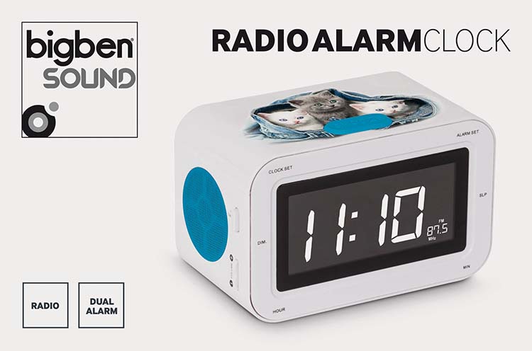 RR30 Clock Radio (Kitties) - Bundle