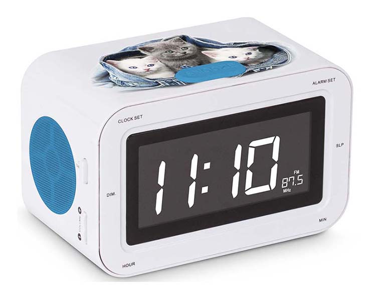 RR30 Clock Radio (Kitties) - Packshot