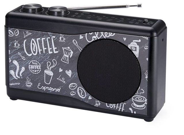 Portable radio (coffee) - Packshot