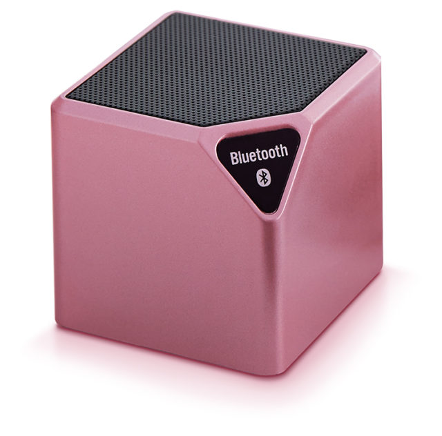 Wireless portable speaker (pink metallic) - Packshot