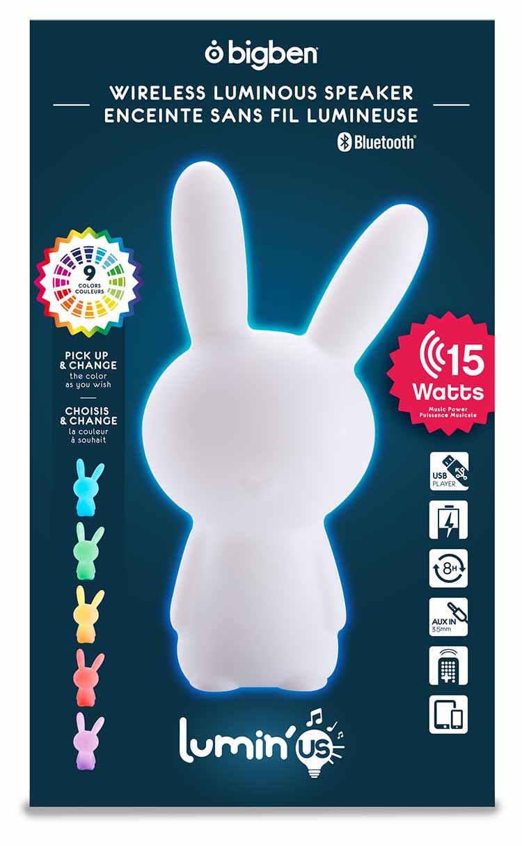 Wireless Luminous speaker Lumin’us (rabbit) - Immagine#2tutu