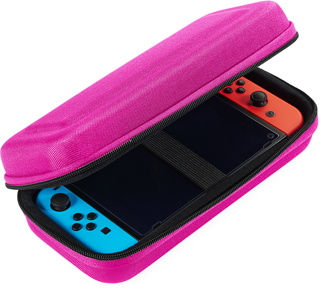 Rigid transport case SWITCHPOUCHLPINK BIGBEN - Packshot